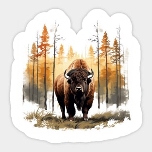 American Bison Sticker